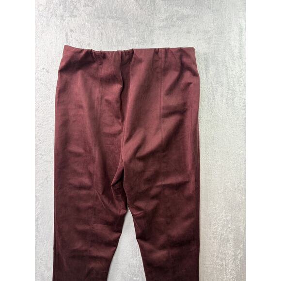 Avec Les Filles x Anthropologie Faux Suede Pants – Plum/Prune – Size 3X - Picture 7 of 7
